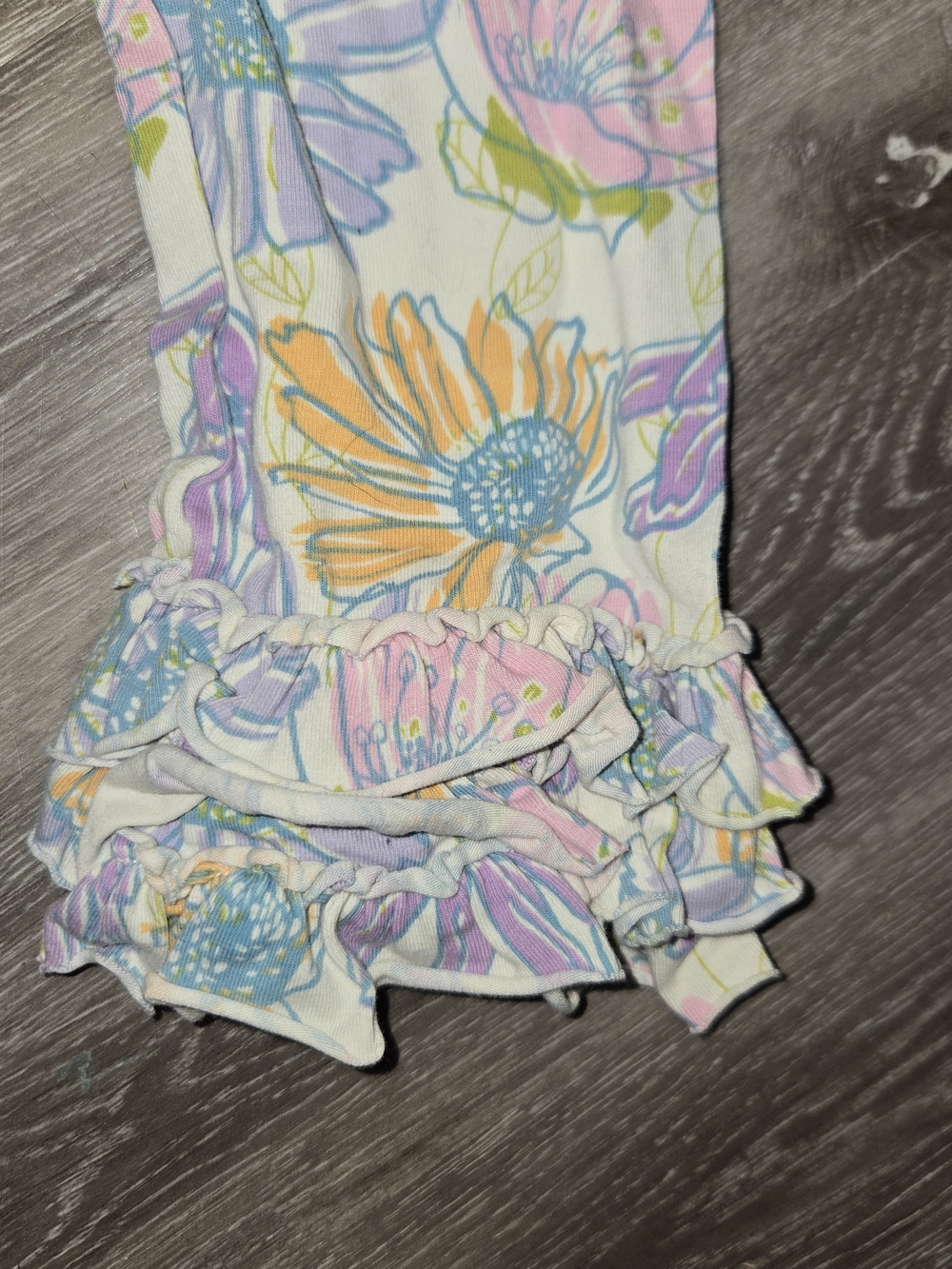 Matilda Jane size 8 Good Hart Abbott leggings pastel Daisy. Pastel Colors - Picture 4 of 6